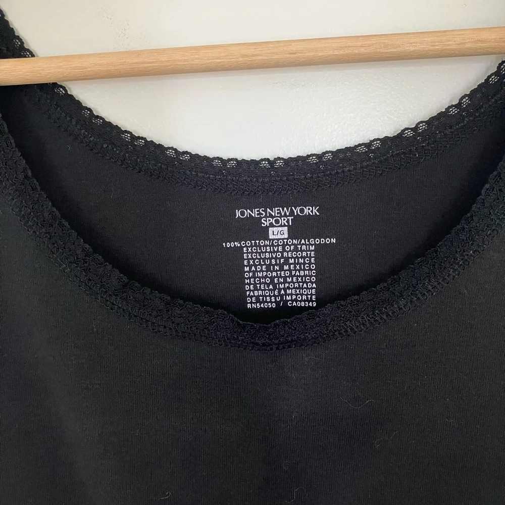 🎉 3/$15 Jones New York Sport Cotton Tank L - Picture 2 of 6